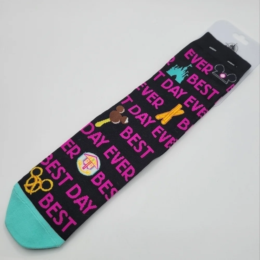 Disney Best Day Ever Park icon Snack treats Socks